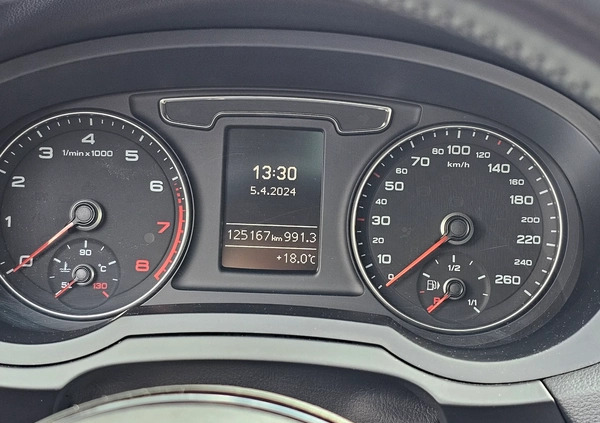 Audi Q3 cena 79950 przebieg: 125167, rok produkcji 2015 z Poznań małe 497
